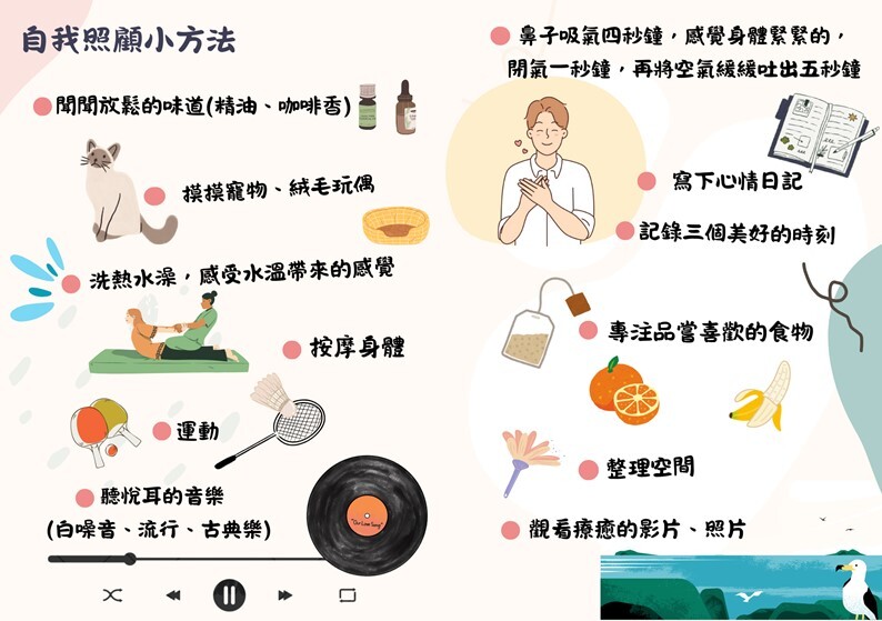 自我照顧內頁