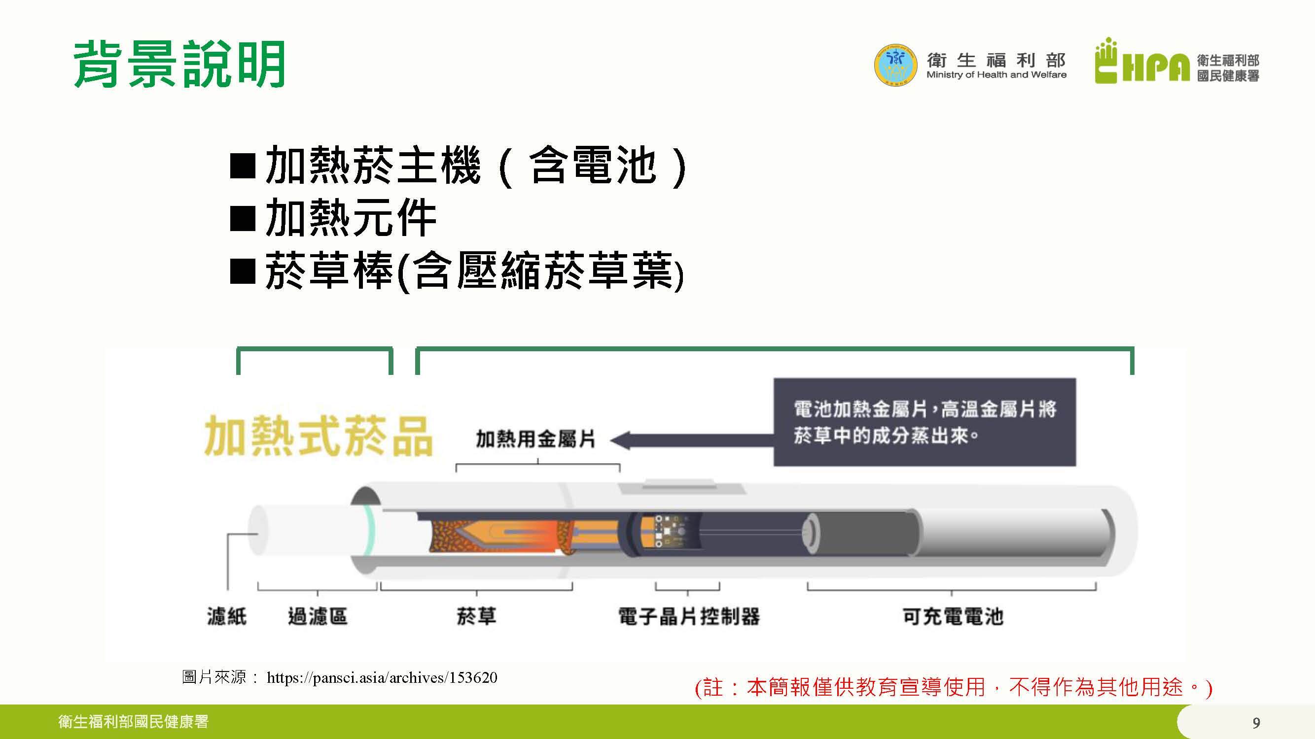 電子菸與加熱菸品
