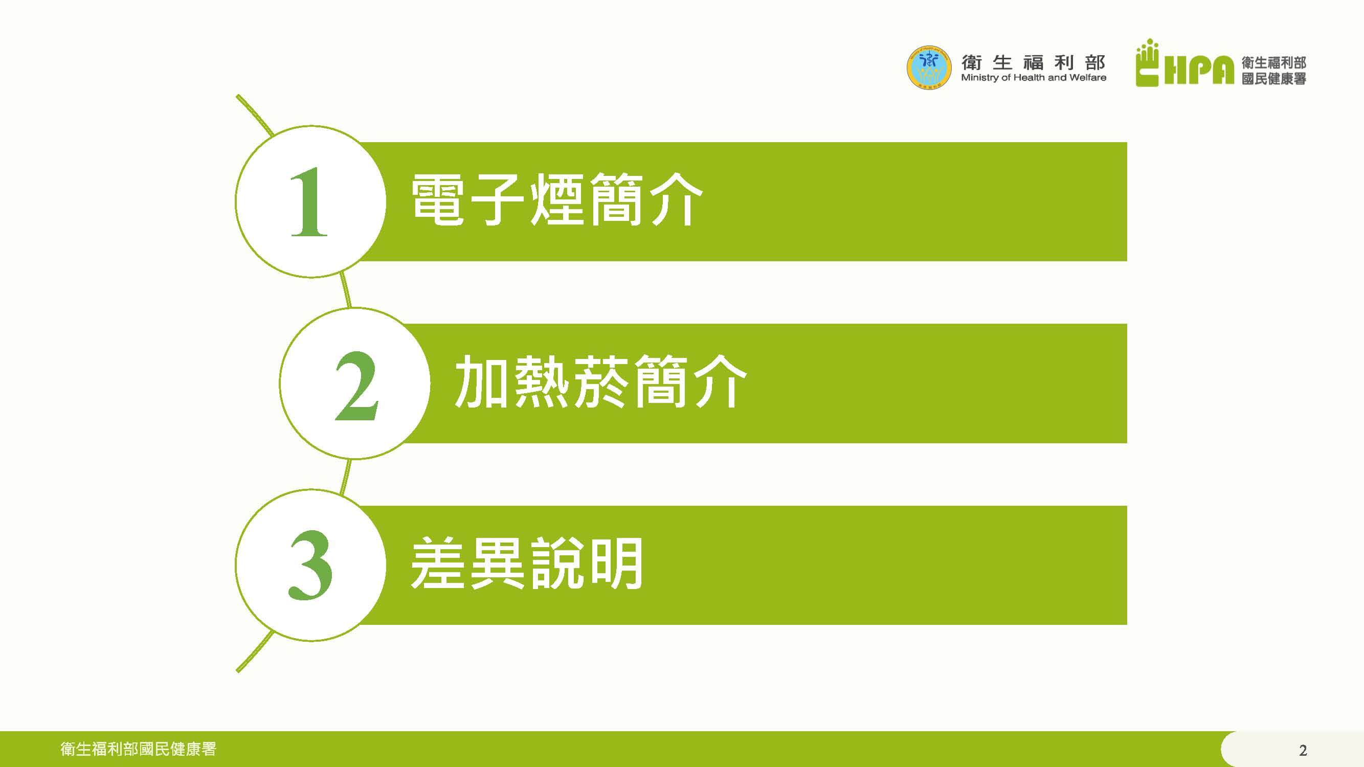 電子菸與加熱菸品