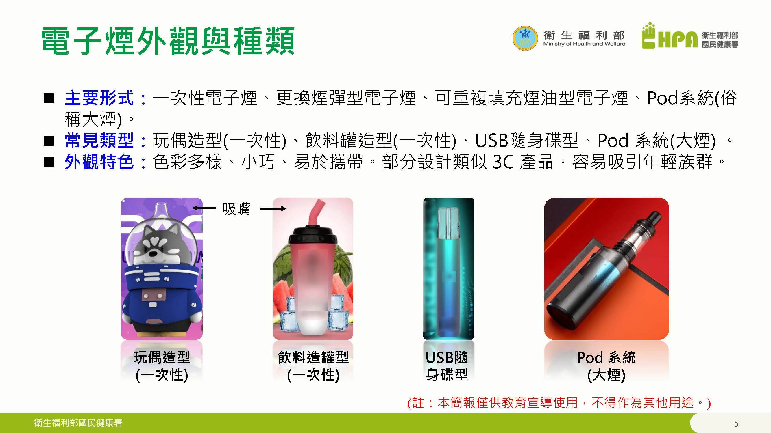 電子菸與加熱菸品