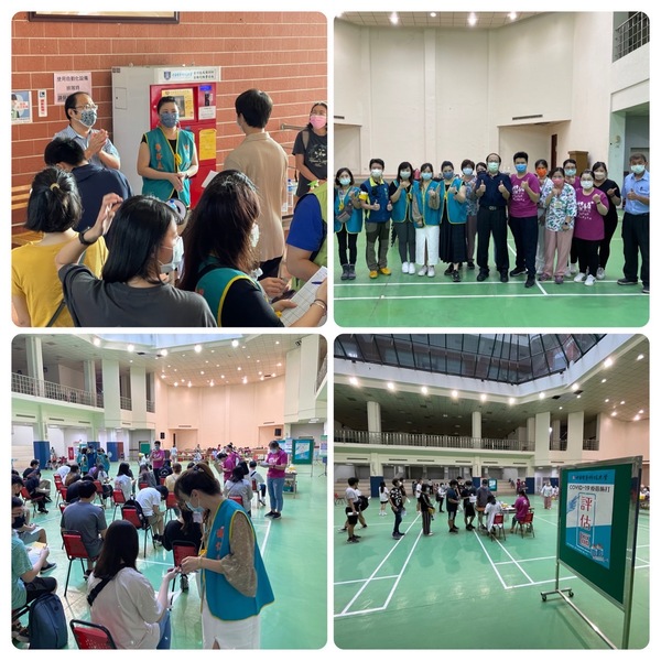 本校協同台南市立醫院辦理五專部1-3年級COVID-19疫苗校園施打活動圖片