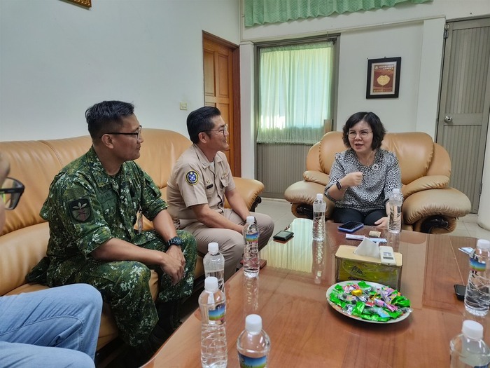 國軍南部人才招募中心、陸軍137旅蒞臨中華醫大圖片